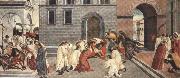 Sandro Botticelli Three miracles of St Zanobius (mk36) oil on canvas